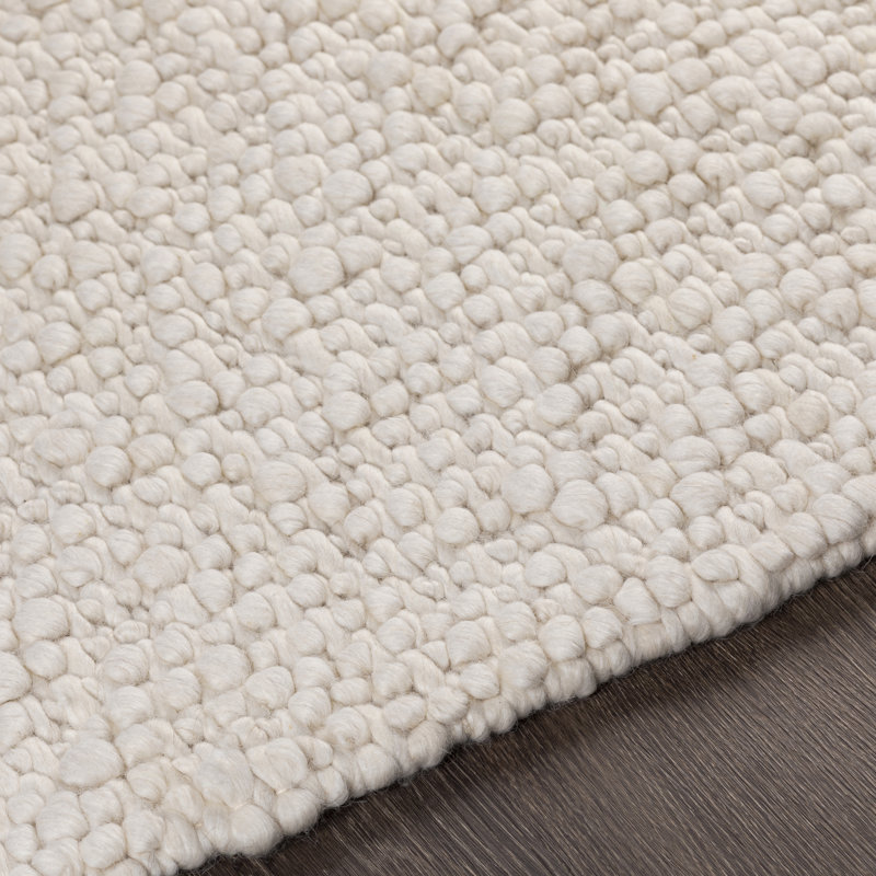 Dakota Fields Handmade Flatweave Wool Ivory Rug Wayfair